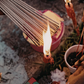 wooden incense stick holder