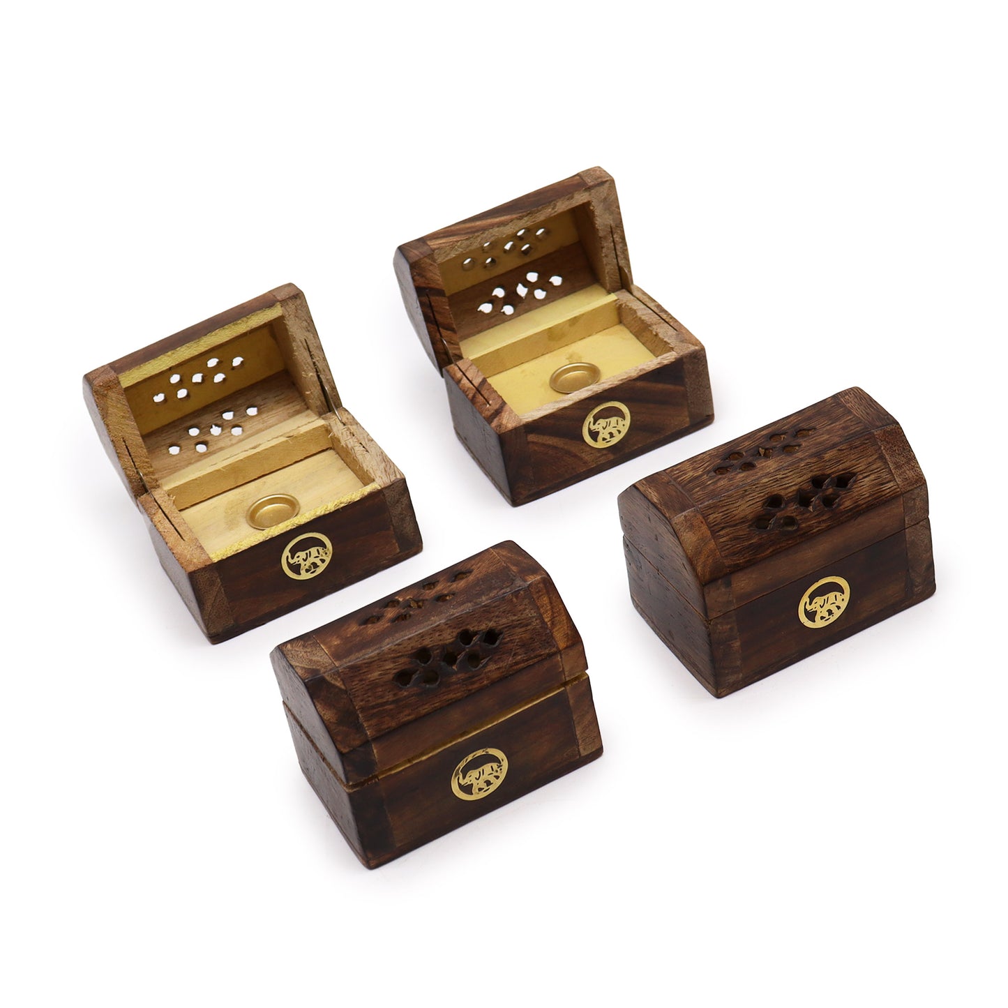 Incense cone wooded box